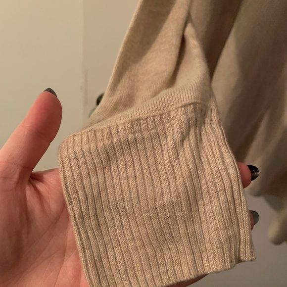 Cream Draped Sweater - Picture 4 of 5